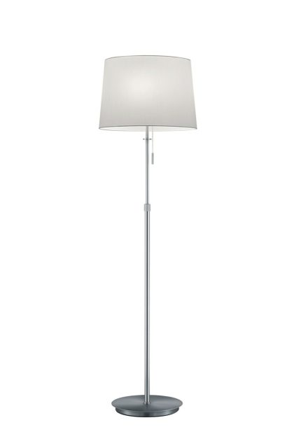Trio lighting lyon golvlampa 3l e27 borstad stål -