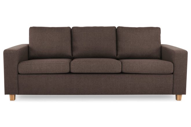 Soffa nevada 3-sits - brun