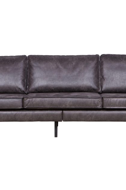 Soffa dotty 3-sits - svart