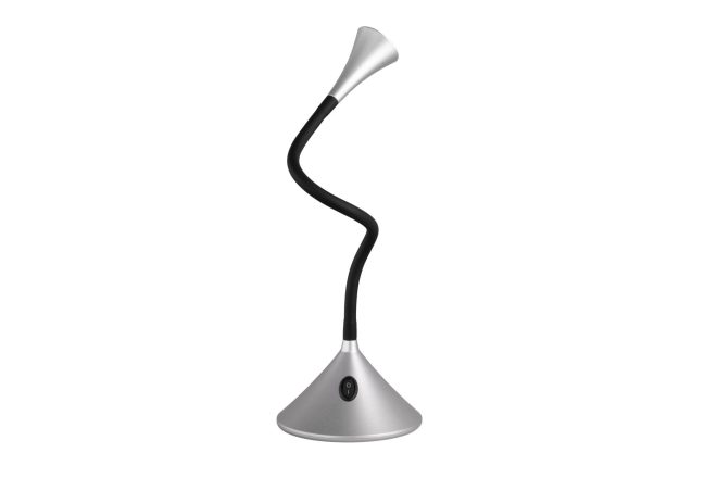 Trio lighting viper led bordslampa grå - grå