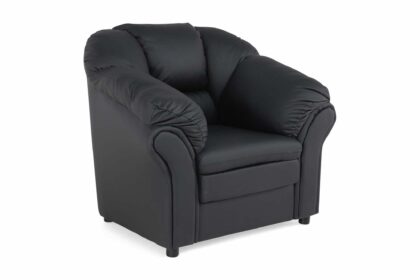 Fåtölj salvador - svart pu