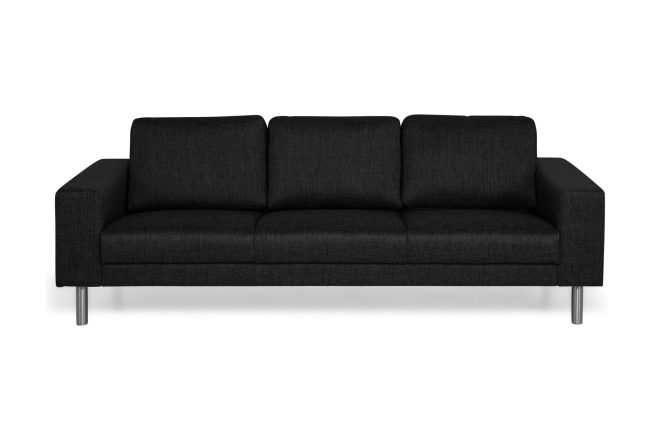 Soffa erstavik 3-sits - svart