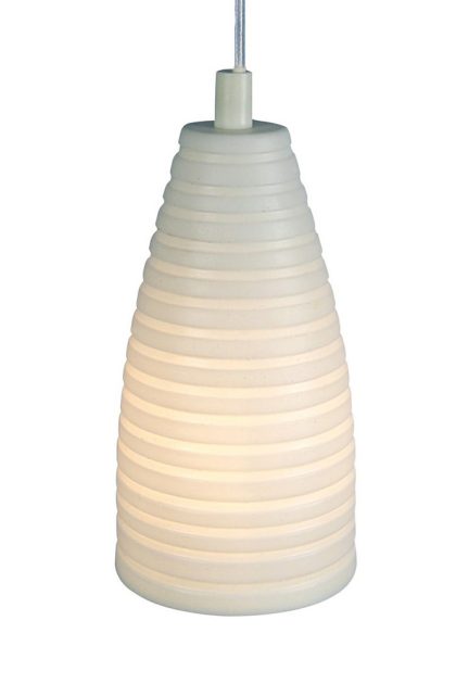 Taklampa bone cirklar 18 cm - vit