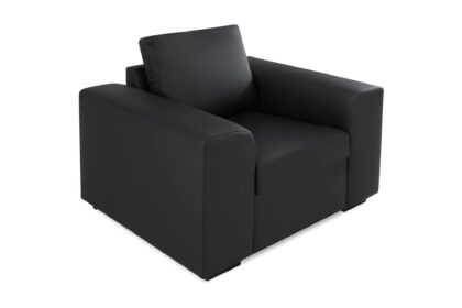 Fåtölj alter svart - ecoläder