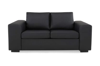 Soffa alter 2-sits konstläder - svart