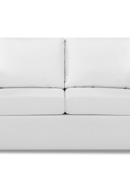 Soffa alter 2-sits konstläder - vit