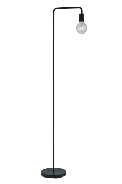 Trio lighting diallo golvlampa e27 mattsvart -