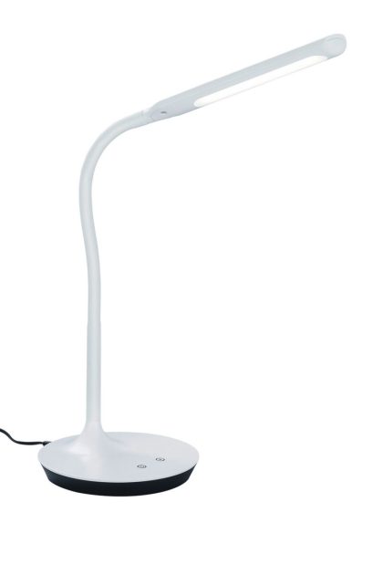 Trio lighting polo led bordslampa mattvit -