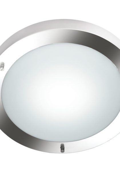 Trio lighting condus h2o plafond e27 borstad stål -