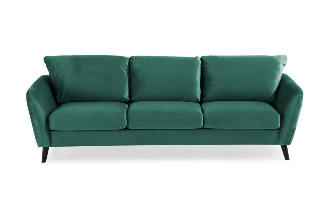 Sammetssoffa colt 3-sits - grön