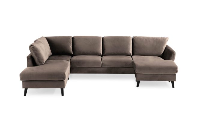 U-soffa colt med divan höger - mullvad