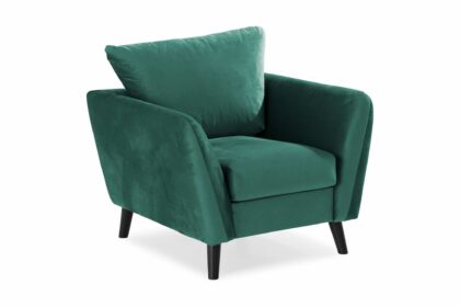 Fåtölj colt grön sammet - grön
