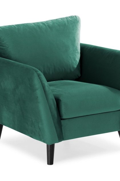 Fåtölj colt grön sammet - grön