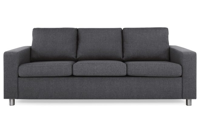 Soffa nevada 3-sits - mörkgrå