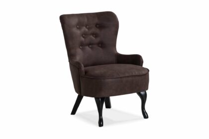Fåtölj thunia - vintage brun