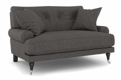 Loveseat webber - mörkgrå|krom