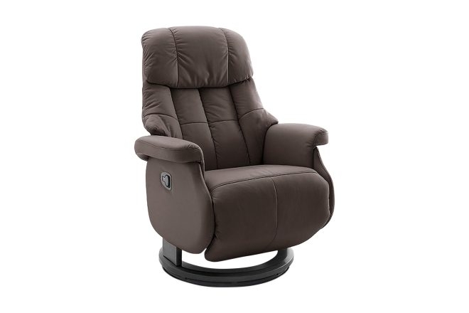 Reclinerfåtölj pelzer - brun