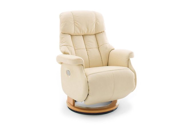 Reclinerfåtölj pelzer - beige