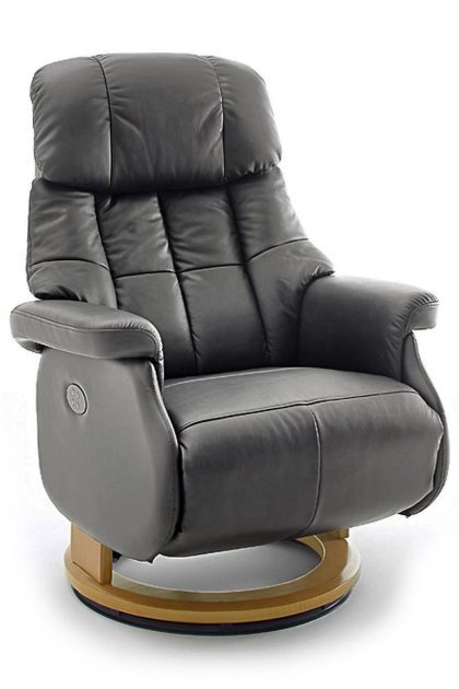 Reclinerfåtölj pelzer - grå