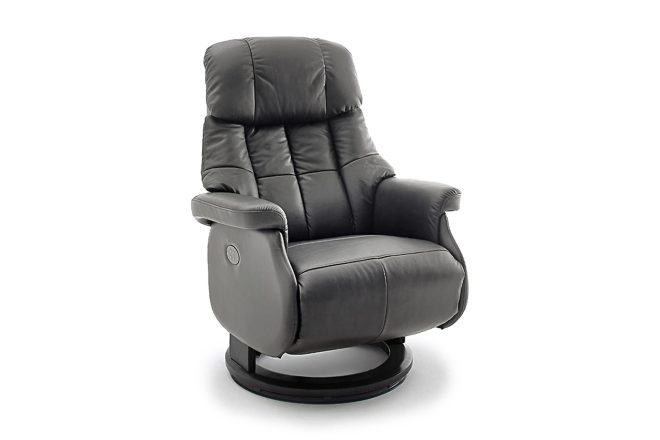 Reclinerfåtölj pelzer - grå