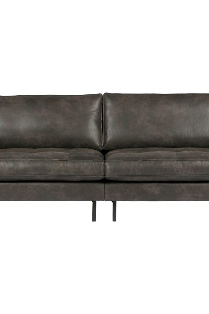 Soffa dotty 3-sits - svart