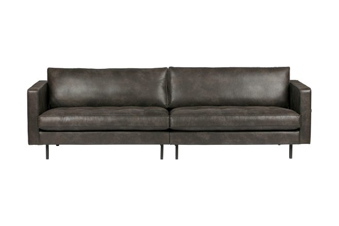 Soffa dotty 3-sits - svart