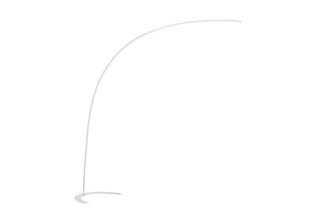 Trio lighting shanghai led golvlampa vit - vit