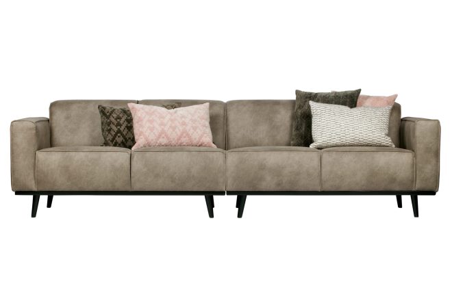Soffa nowell 4-sits - ljusgrå
