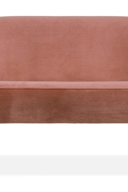 Sammetssoffa vintage asra - rosa