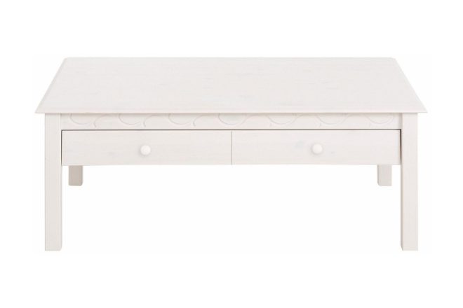 Soffbord larens 110 cm - vit