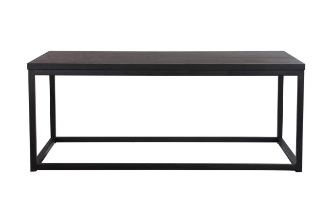 Soffbord acero 120 cm - brunsvart/svart