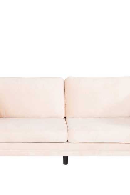 Boom sammetssoffa 3-sits - beige