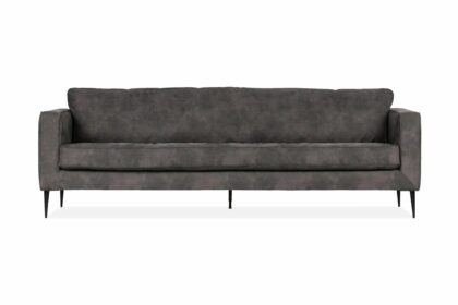 Soffa tiffany 3-sits - mörkgrå