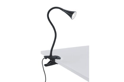 Trio lighting viper led klämlampa svart - vit