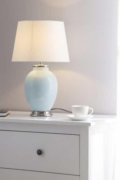 Bordslampa brenta 34 cm - blå