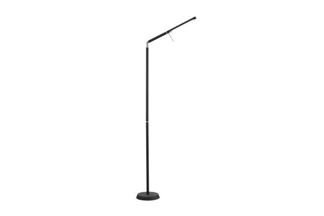Trio lighting filigran led golvlampa mattsvart - vit