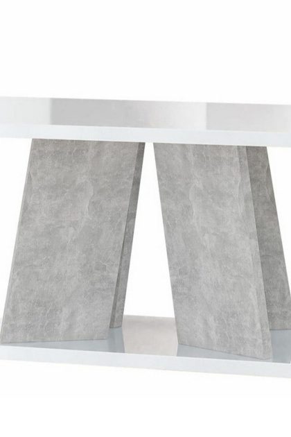 Soffbord denogal 70 cm - vit
