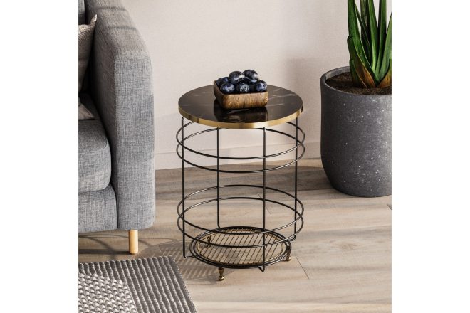 Soffbord mamta 40 cm - svart