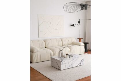 Soffa murum 3-sits - vit