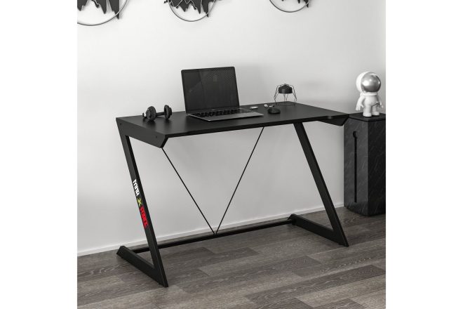 Gamingbord zoned 120 cm - svart