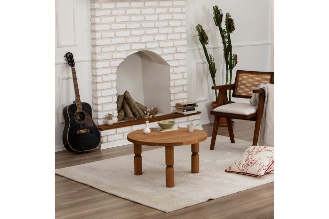 Soffbord ida 70 cm - brun