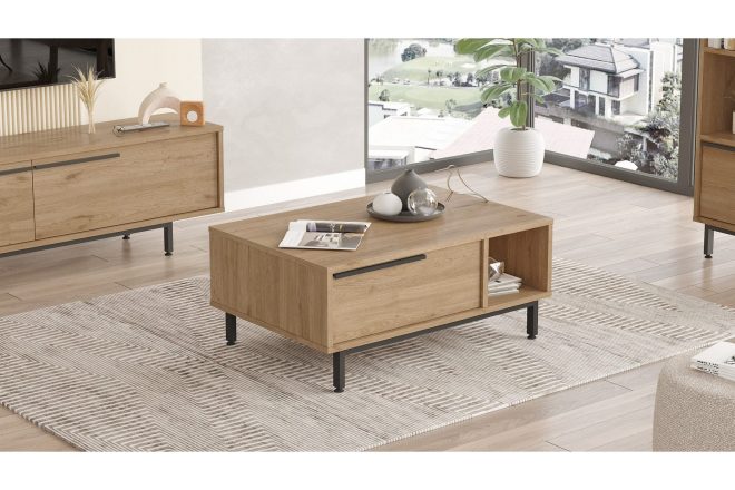 Soffbord manku 90 cm - valnöt