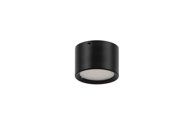Plafond vallum rund - svart