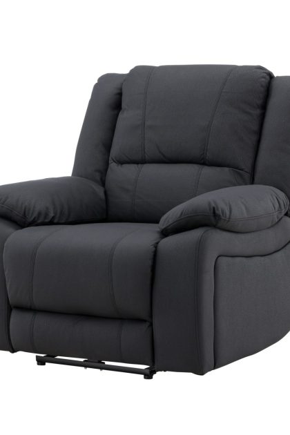 Singapore reclinerfåtölj - svart