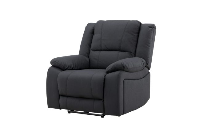 Singapore reclinerfåtölj - svart