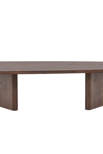 Grönvik ovalt soffbord 130x65 cm - mocca