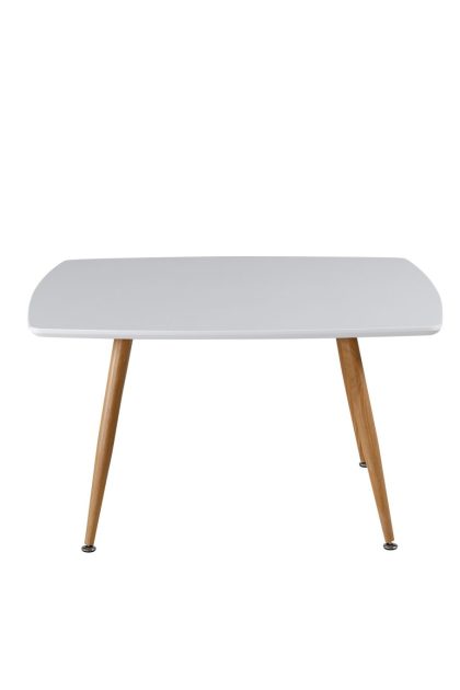 Plaza soffbord 80x80 cm - vit