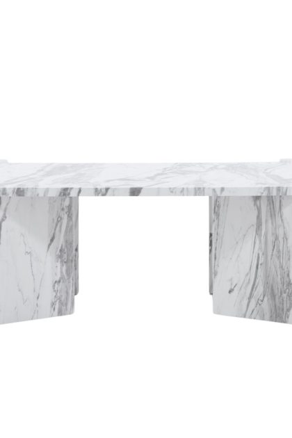 Rogaland soffbord 100x100 cm - vit