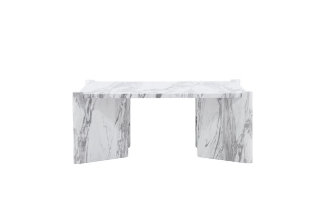 Rogaland soffbord 100x100 cm - vit