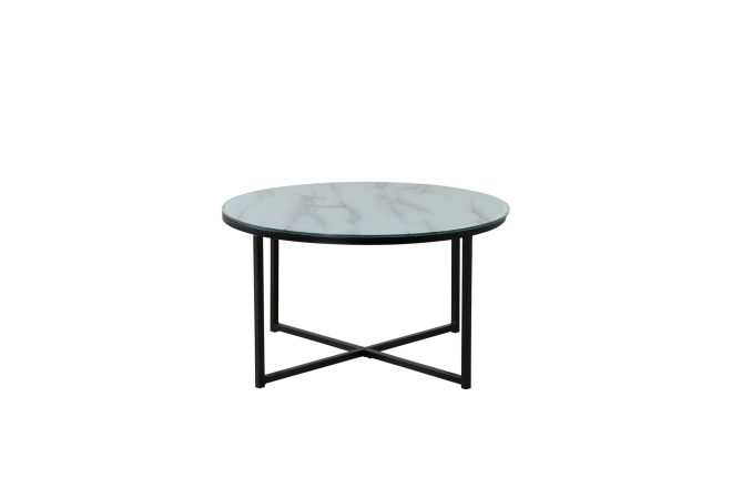 Rock soffbord 80x80 cm - vit